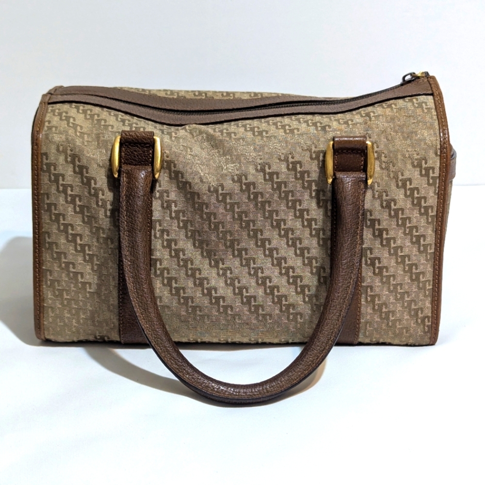 Gucci Brown and Tan Satchel - Authentic and Vintage - Picture 4 of 12